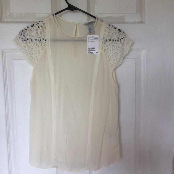 NWT h&m lace blouse - Picture 4 of 5